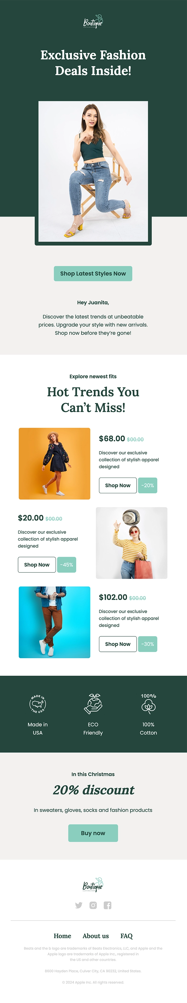 Email template 3