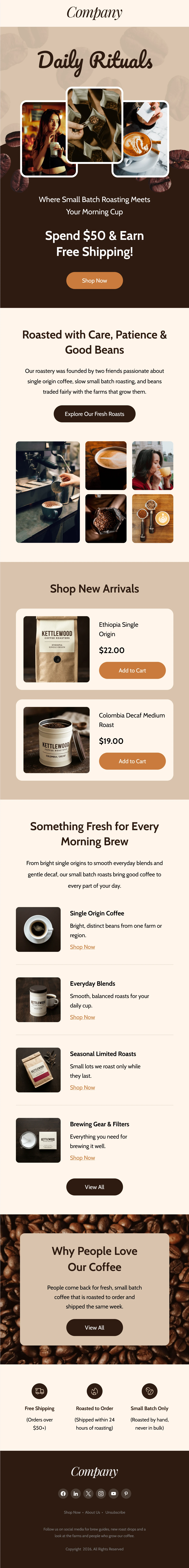 Coffee Email Template