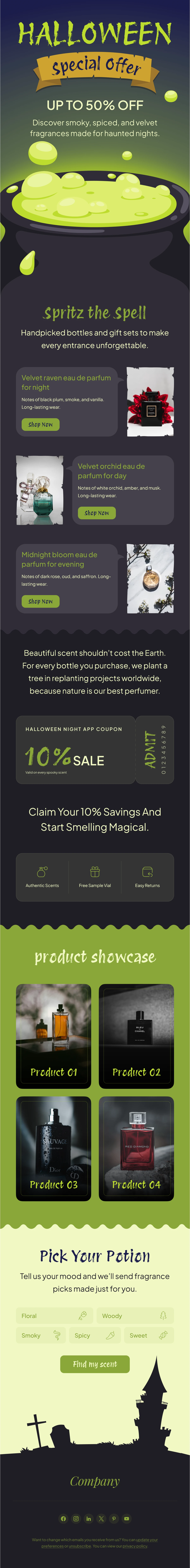 Perfume Email Template
