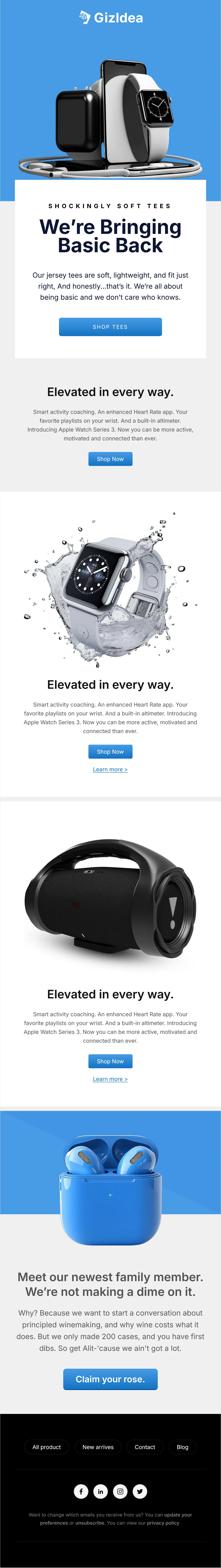 Product Showcase Email Template