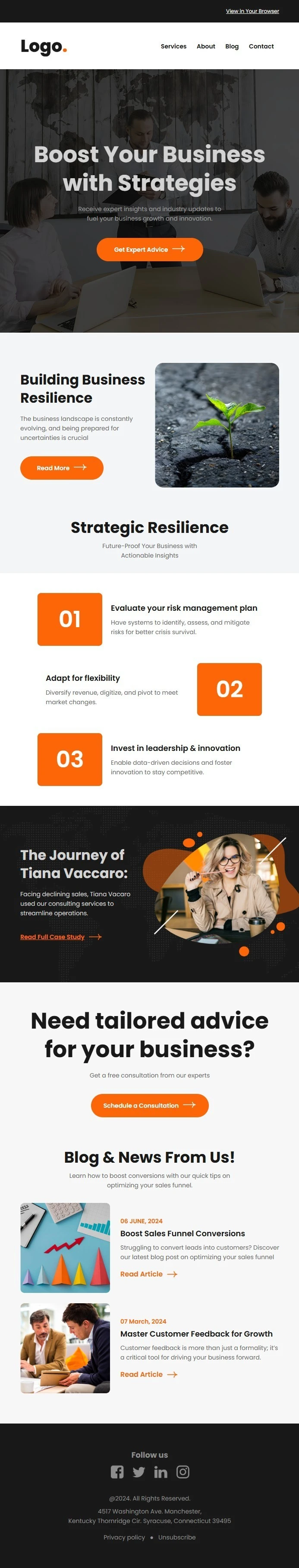 Business Newsletter Template